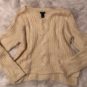 Cropped sweater